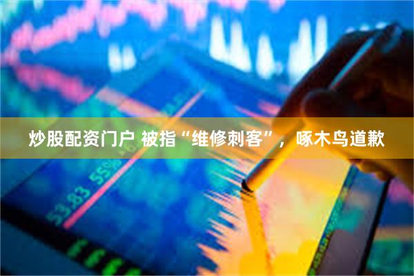 炒股配资门户 被指“维修刺客”，啄木鸟道歉