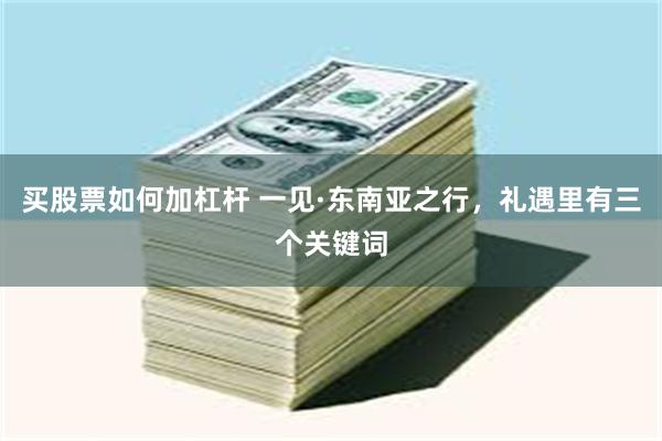 买股票如何加杠杆 一见·东南亚之行，礼遇里有三个关键词