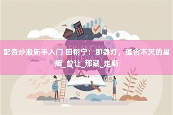 配资炒股新手入门 田栩宁：那盏灯，蕴含不灭的星辉_曾让_那藏_走廊
